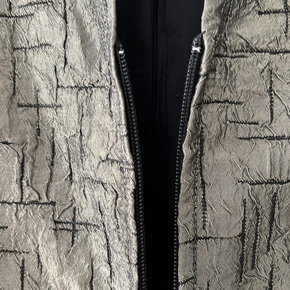 CONRADC COLLECTION Jacket Olive Green Size 8 Zips in front - Picture 3 of 9